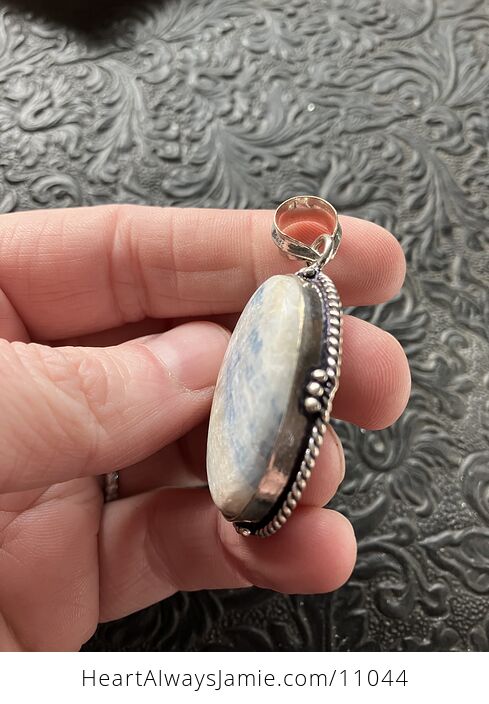 Blue Scheelite Lapis Lace Onyx Crystal Stone Jewelry Pendant - #y5zKjKRNSS4-3