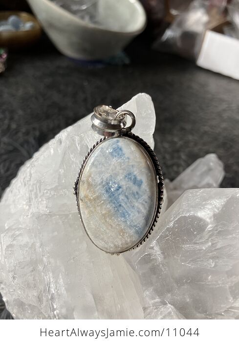 Blue Scheelite Lapis Lace Onyx Crystal Stone Jewelry Pendant - #y5zKjKRNSS4-5