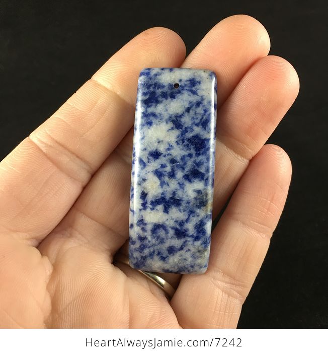 Blue Sodalite Stone Jewelry Pendant - #9zjQ4QLQZVw-1