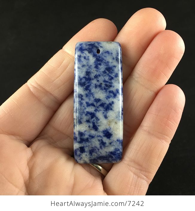 Blue Sodalite Stone Jewelry Pendant - #9zjQ4QLQZVw-3
