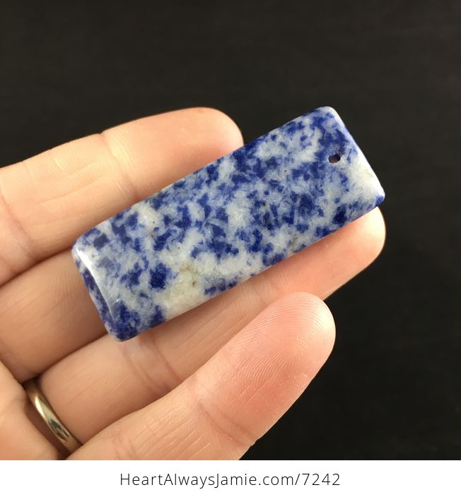 Blue Sodalite Stone Jewelry Pendant - #9zjQ4QLQZVw-4