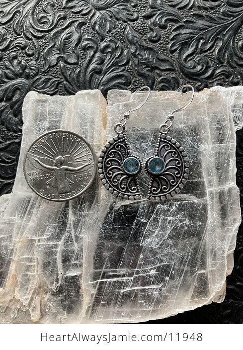 Blue Topaz Stone Crystal Jewelry Earrings - #3fcsNovvpxs-5