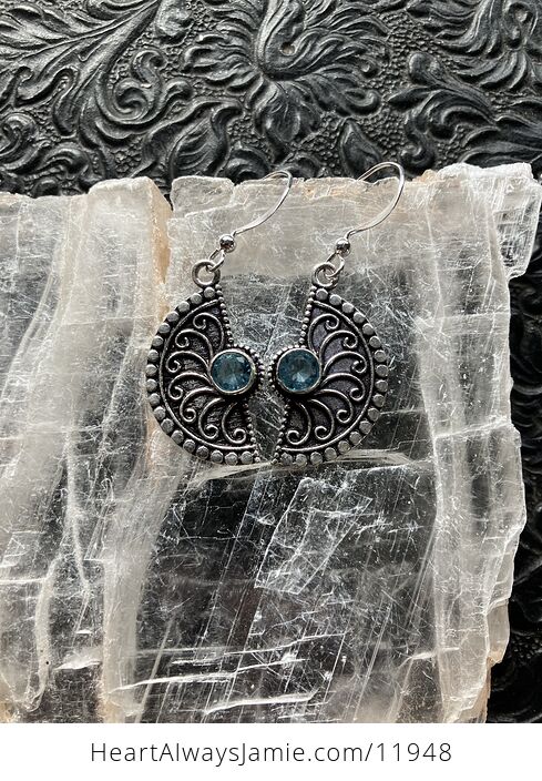 Blue Topaz Stone Crystal Jewelry Earrings - #3fcsNovvpxs-6
