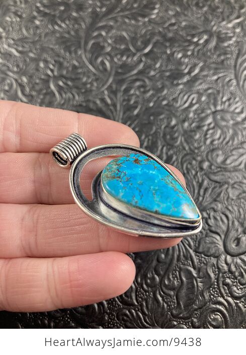 Blue Turquoise Crystal Stone Jewelry Pendant - #IIYNQeWbFrk-3