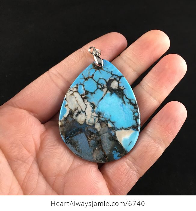 Blue Turquoise Stone Jewelry Pendant - #12B3mYdNMMQ-6