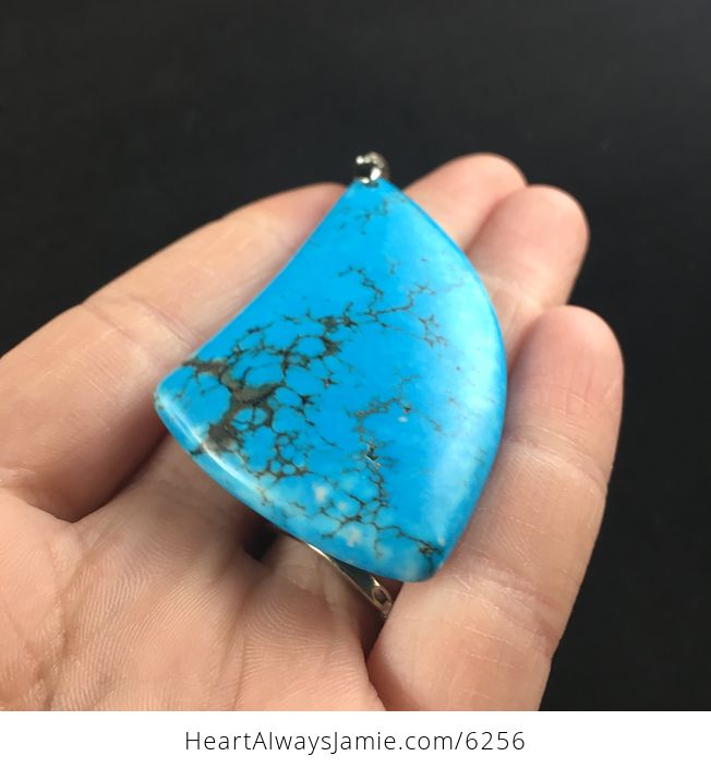Blue Turquoise Stone Jewelry Pendant - #an3J9W3pmGY-2