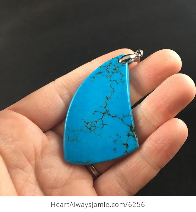 Blue Turquoise Stone Jewelry Pendant - #an3J9W3pmGY-6