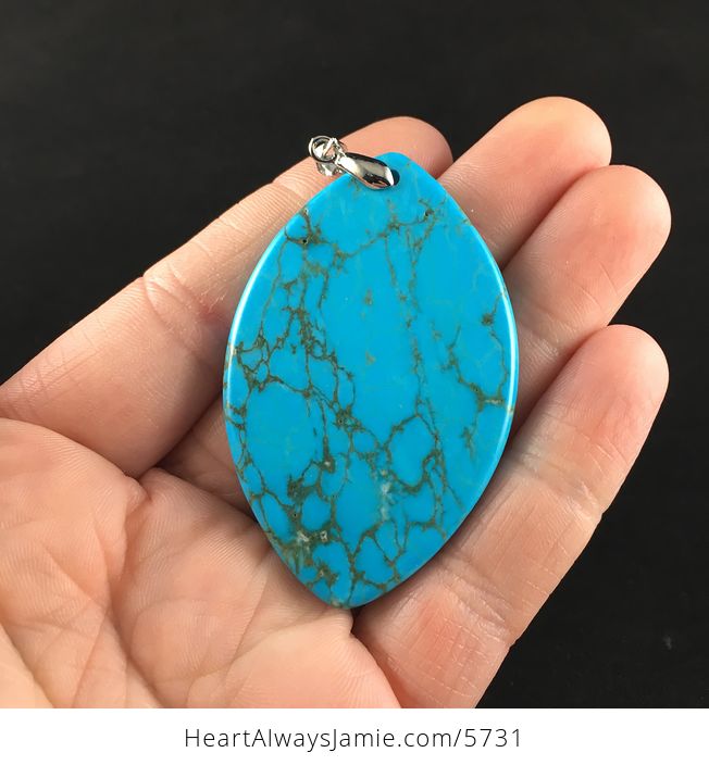 Blue Turquoise Stone Jewelry Pendant - #fKRIPdPuBB8-6