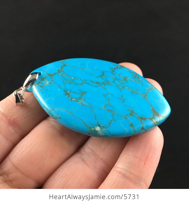 Blue Turquoise Stone Jewelry Pendant - #fKRIPdPuBB8-4