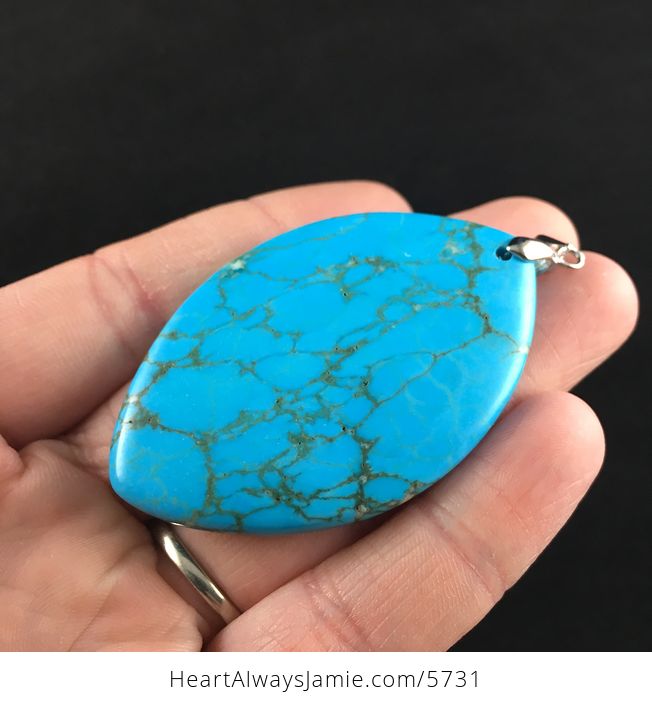 Blue Turquoise Stone Jewelry Pendant - #fKRIPdPuBB8-3