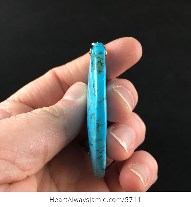 Blue Turquoise Stone Jewelry Pendant - #k2bjOYrvSHc-5