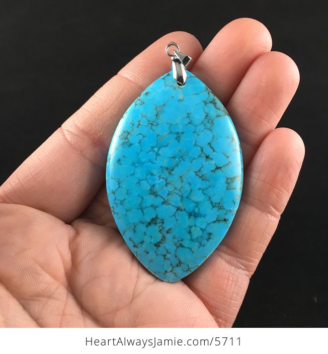 Blue Turquoise Stone Jewelry Pendant - #k2bjOYrvSHc-1
