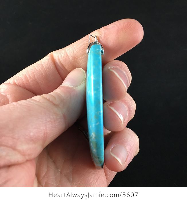 Blue Turquoise Stone Jewelry Pendant - #xuaVJ4lNAQo-5