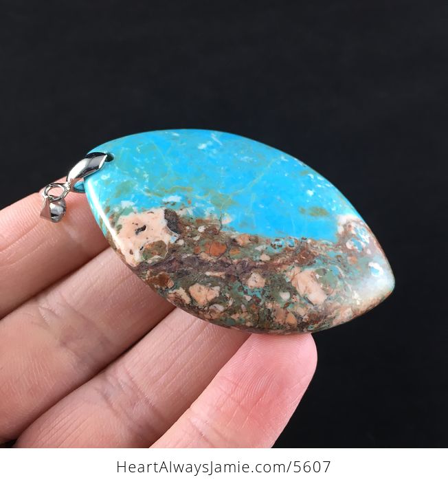 Blue Turquoise Stone Jewelry Pendant - #xuaVJ4lNAQo-4