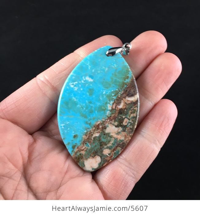 Blue Turquoise Stone Jewelry Pendant - #xuaVJ4lNAQo-6
