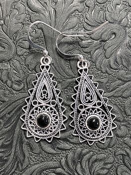 Bohemian Ornate Black Onyx Crystal Earrings #u6rpo9DDB14