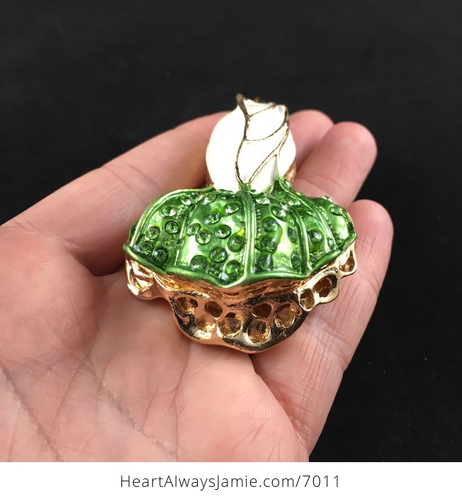 Bok Choy or Chinese Cabbage Rhinestone Jewelry Pendant - #1i3GCnmujZU-2