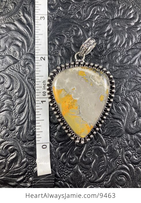 Bumble Bee Jasper Crystal Stone Jewelry Pendant - #P35bGb5NkEE-3