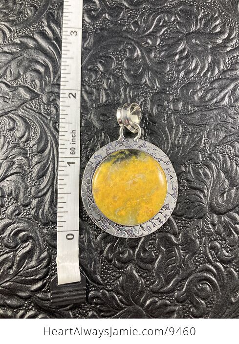 Bumble Bee Jasper Crystal Stone Jewelry Pendant - #b8Ry2jeiQtc-3