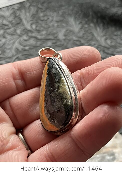 Bumble Bee Jasper Crystal Stone Jewelry Pendant - #ltyTCWY85XU-4