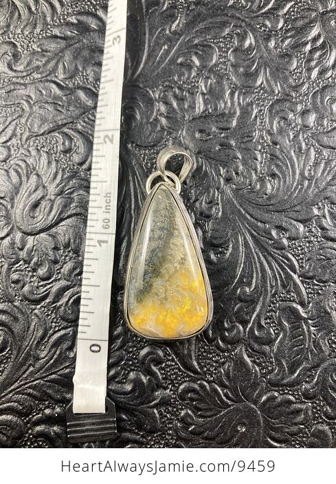 Bumble Bee Jasper Crystal Stone Jewelry Pendant - #pf80kOdy7uY-2