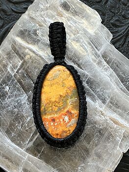 Bumble Bee Jasper Crystal Stone Jewelry Pendant Chip Discount #TLKsSMB7kYA