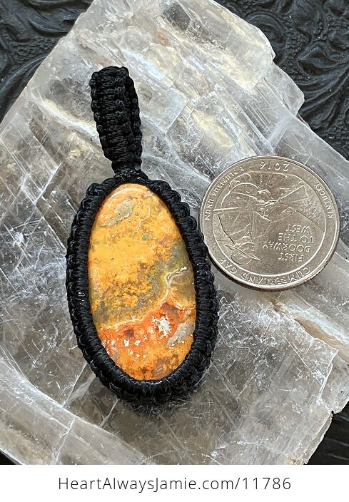 Bumble Bee Jasper Crystal Stone Jewelry Pendant Chip Discount - #TLKsSMB7kYA-3