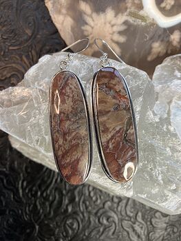 Butterfly Jasper Stone Crystal Jewelry Earrings #TAyIqlJkL7E