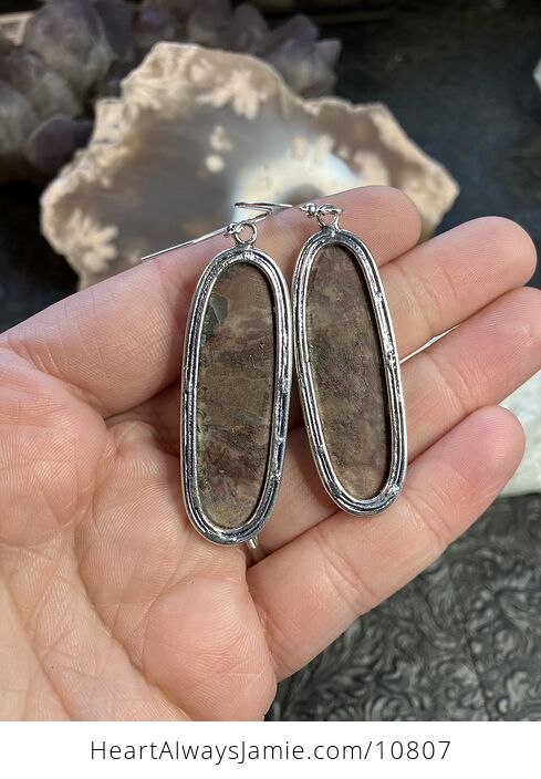 Butterfly Jasper Stone Crystal Jewelry Earrings - #TAyIqlJkL7E-3