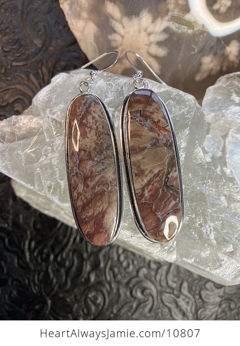 Butterfly Jasper Stone Crystal Jewelry Earrings - #TAyIqlJkL7E-1