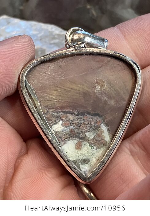 Butterfly Wing Brecciated Jasper Stone Crystal Jewelry Pendant - #0owP3CabDP8-5
