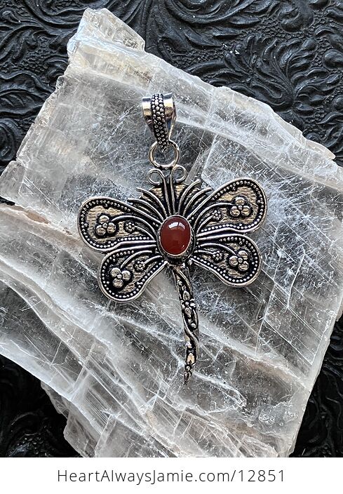 Carnelian Dragonfly Stone Jewelry Crystal Pendant Imperfect Discount - #mjIu1RqdFoQ-5