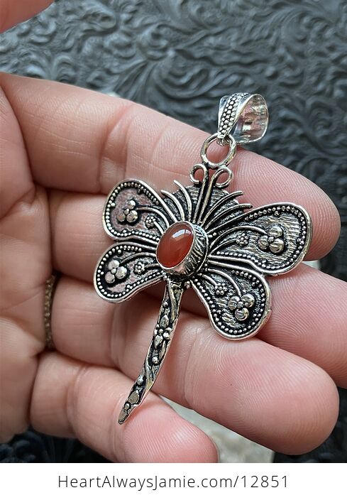 Carnelian Dragonfly Stone Jewelry Crystal Pendant Imperfect Discount - #mjIu1RqdFoQ-3