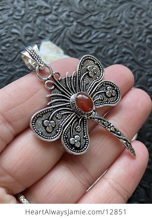 Carnelian Dragonfly Stone Jewelry Crystal Pendant Imperfect Discount - #mjIu1RqdFoQ-2