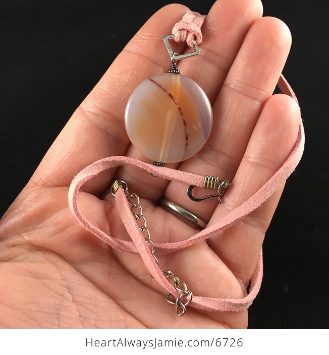 Carnelian Stone Jewelry Pendant Necklace - #NCeDXUZzfYU-1