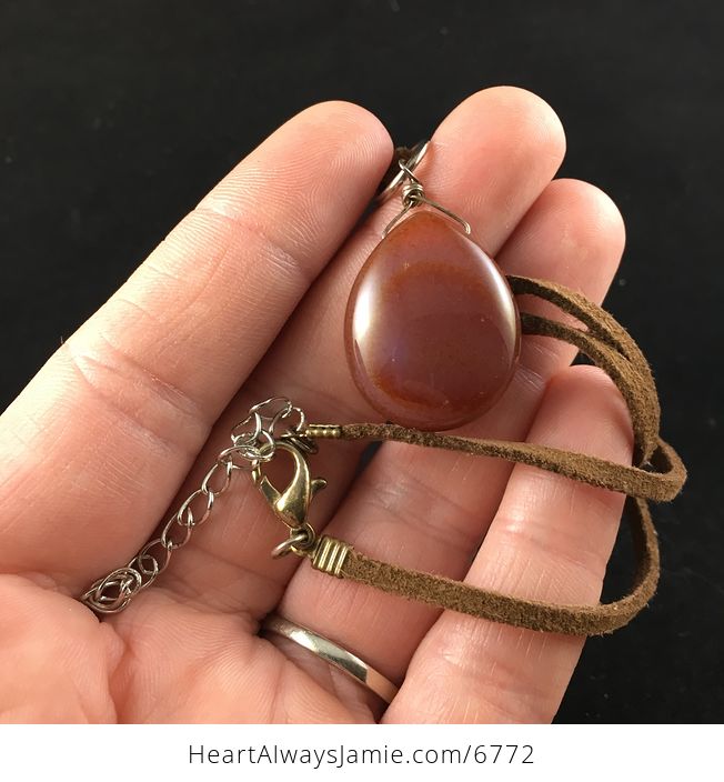 Carnelian Stone Jewelry Pendant Necklace - #pUFRZSVDLxU-4