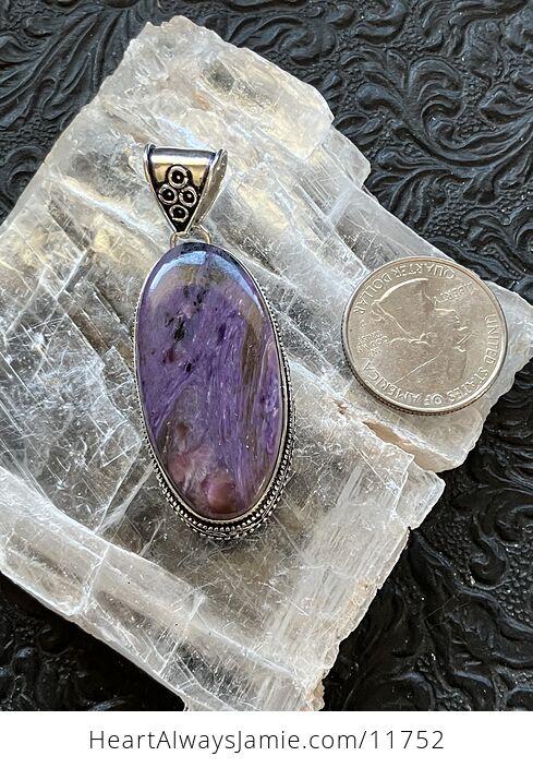 Charoite Crystal Stone Jewelry Pendant - #viQjswQEg5s-7