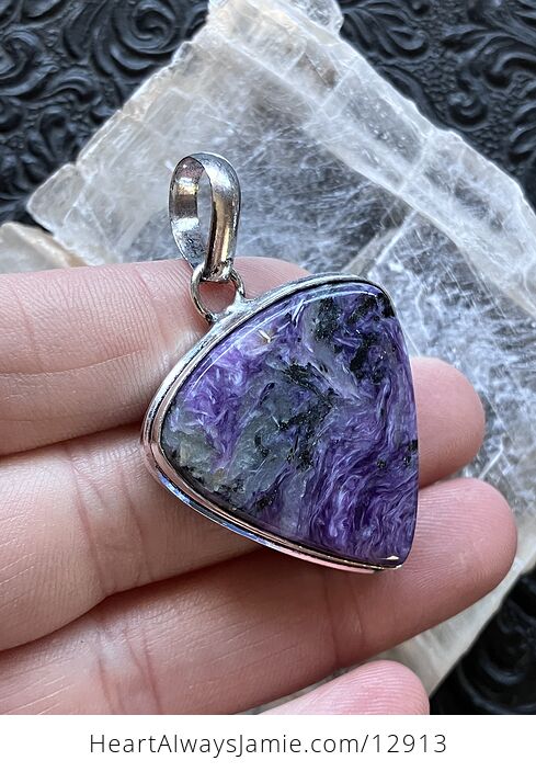 Charoite Pendant Stone Crystal Jewelry - #1Nd6x6WWiR4-6