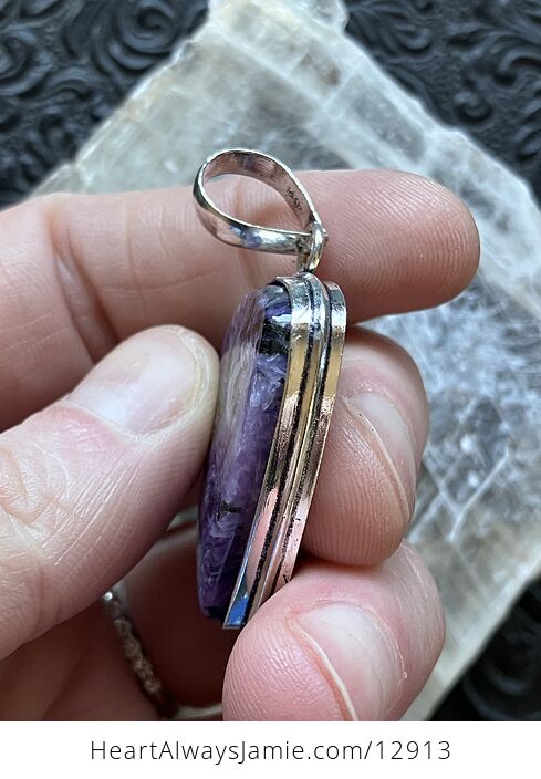 Charoite Pendant Stone Crystal Jewelry - #1Nd6x6WWiR4-7