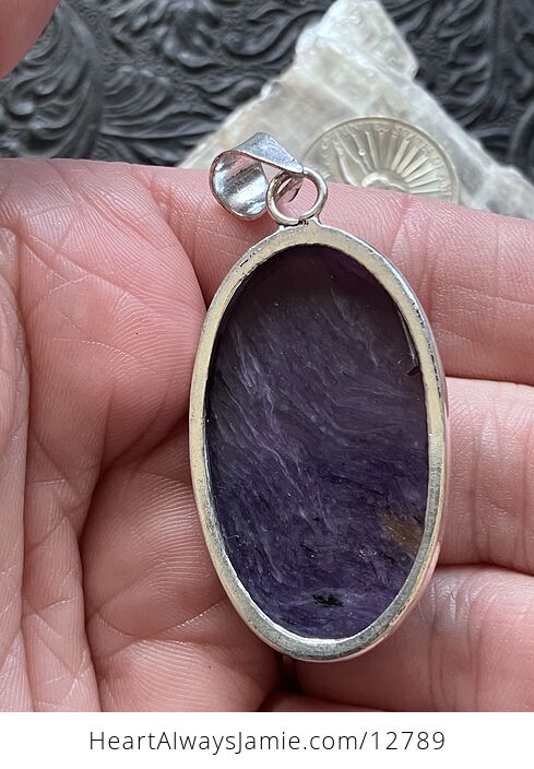 Charoite Purple Stone Jewelry Crystal Pendant - #69Yv0lqgmgs-5