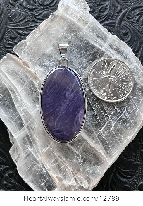 Charoite Purple Stone Jewelry Crystal Pendant - #69Yv0lqgmgs-6