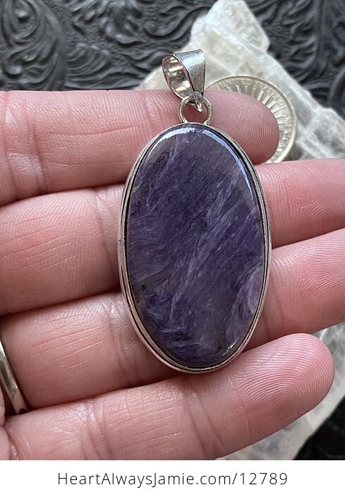 Charoite Purple Stone Jewelry Crystal Pendant - #69Yv0lqgmgs-2