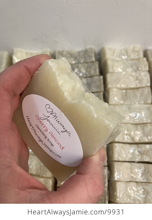 Cherry Almond Handmade from Scratch Soap Coconut and Olive Oil Base - #egBRfA5yIgg-3