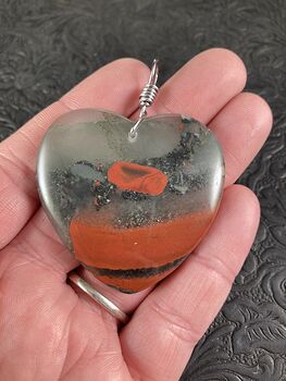 Cherry Orchard Heart Stone Pendant Jewelry #V2DlnCOkpLU
