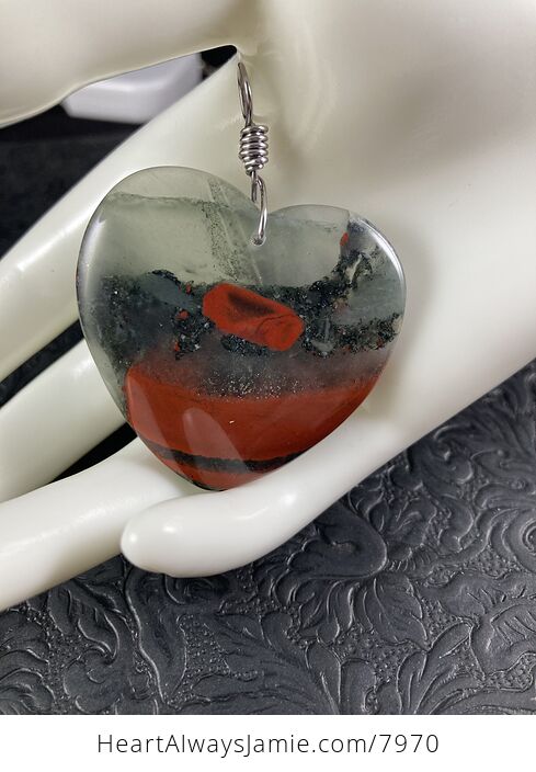 Cherry Orchard Heart Stone Pendant Jewelry - #V2DlnCOkpLU-6