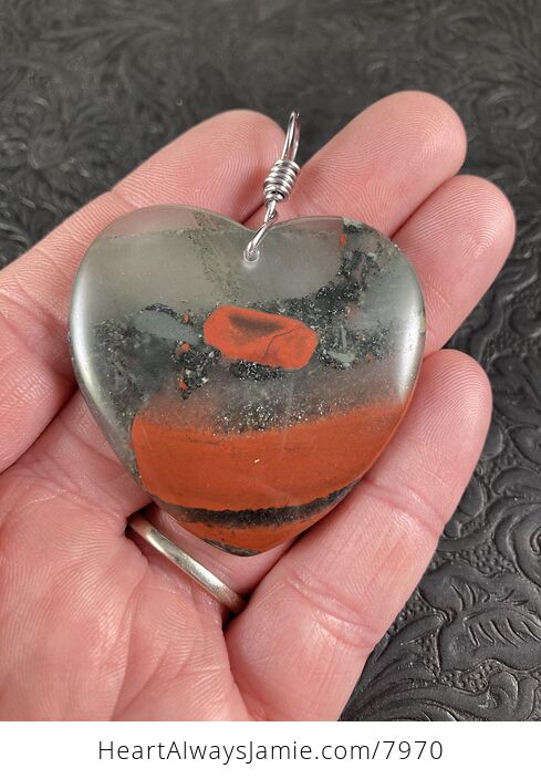 Cherry Orchard Heart Stone Pendant Jewelry - #V2DlnCOkpLU-1