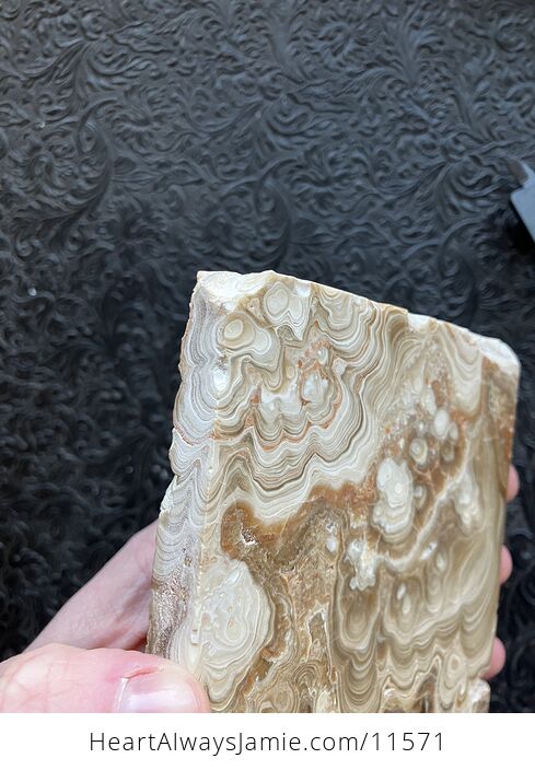 Chocolate Calcite Slab Stone Crystal Plate - #GW0kB6yLRuw-10