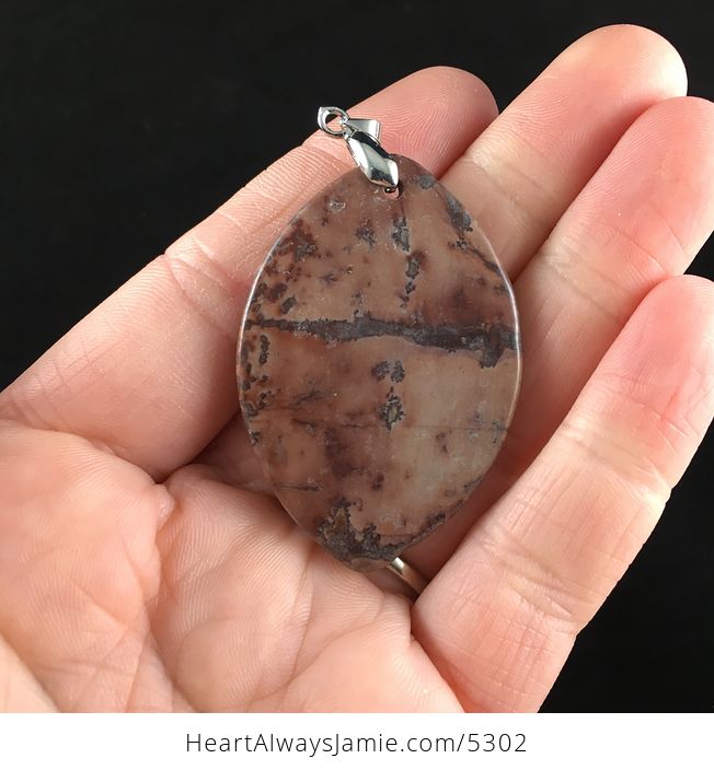 Chohua Jasper Stone Jewelry Pendant - #Qdu2dUaVzPg-6