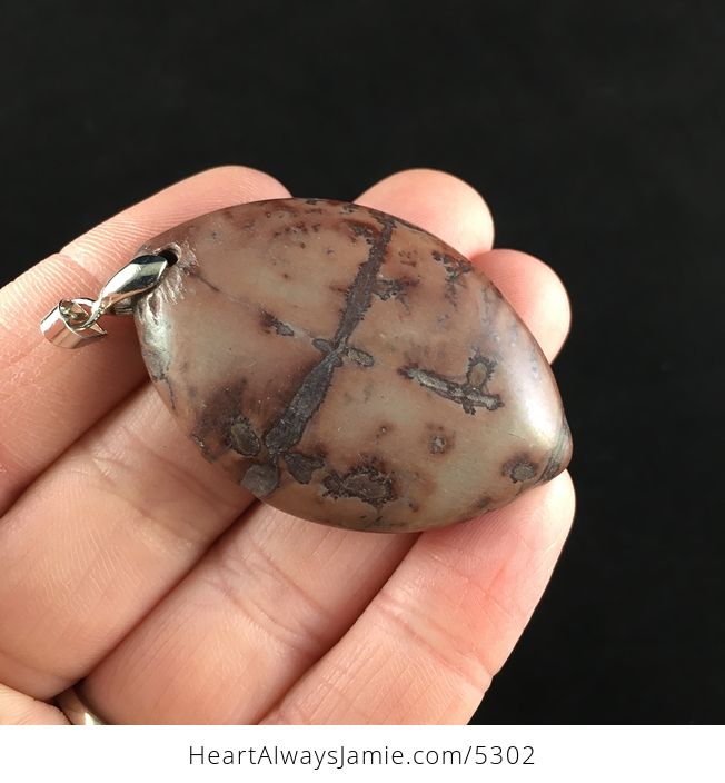 Chohua Jasper Stone Jewelry Pendant - #Qdu2dUaVzPg-4