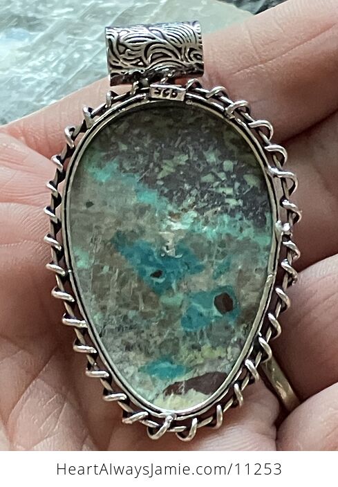 Chrysocolla Stone Crystal Pendant Jewelry - #CEyGxpvERnE-9